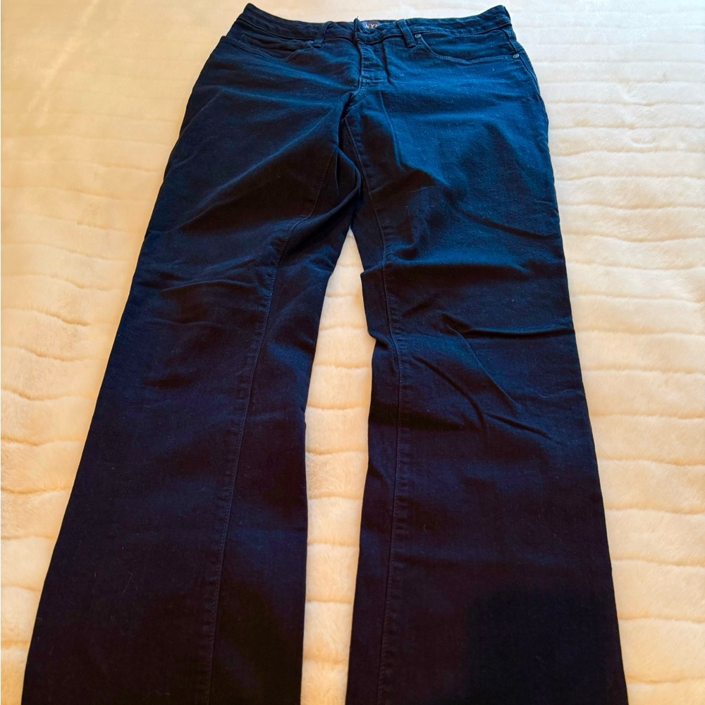 Classic NYDJ Black Denim Jeans - Size 8 Long